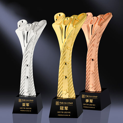 2019金属水晶水晶奖杯-190