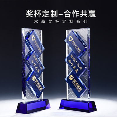 合作共赢水晶奖杯-271