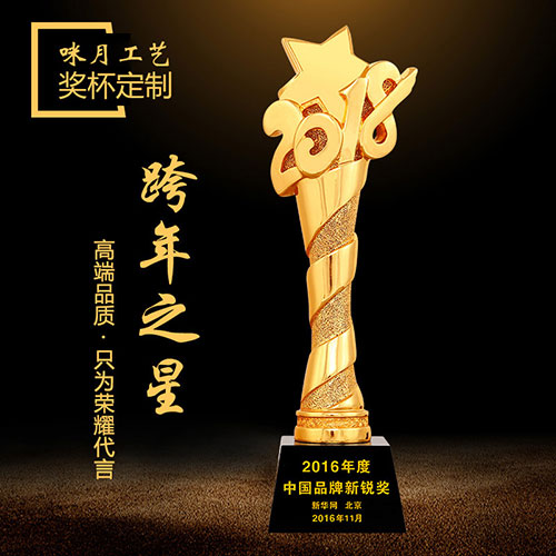 2018跨年之星 树脂奖杯 -074